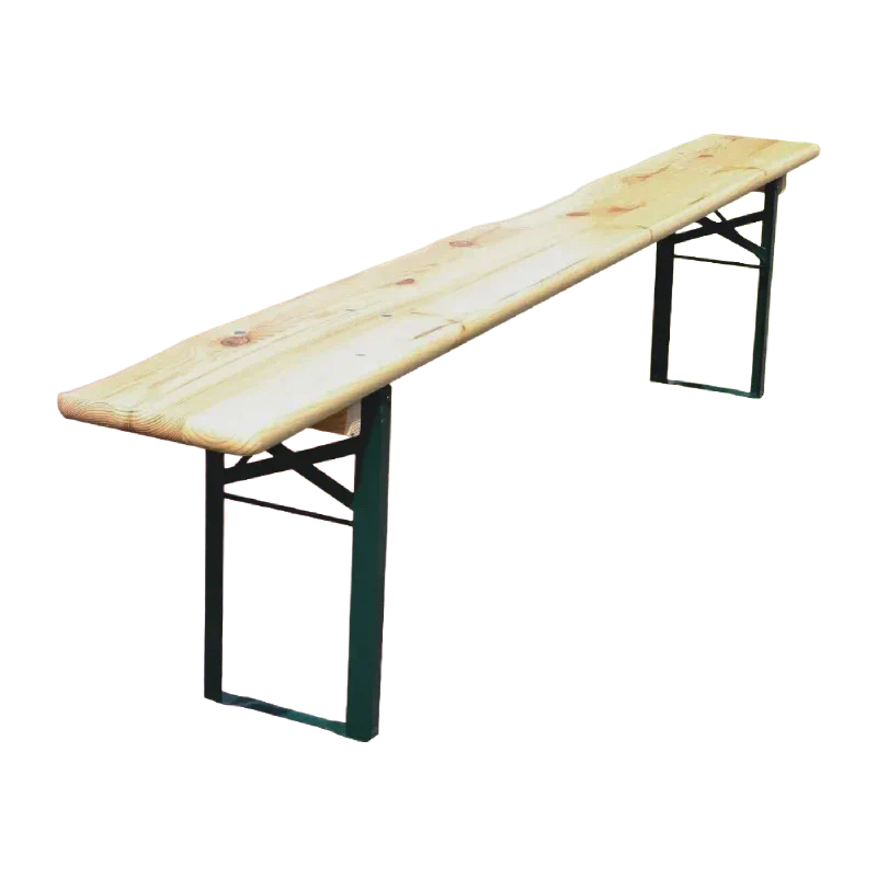 Location de banc pliable en bois pour événements