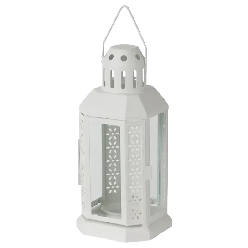 Location de lanterne hexa blanche pour événements